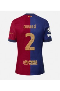 Barcelona Pau Cubarsi #2 Jalkapallovaatteet Kotipaita 2024-25 Lyhythihainen